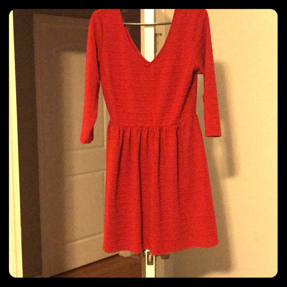 Red dress